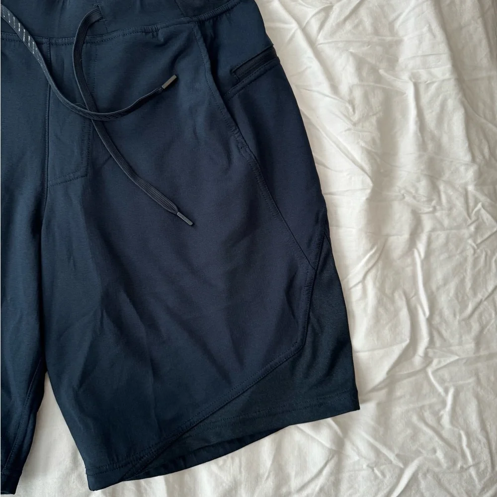 Hylete Dark Blue Athletic Shorts - Picture 3 of 7